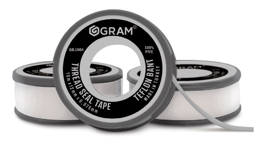 Gray anti-seize PTEE tape