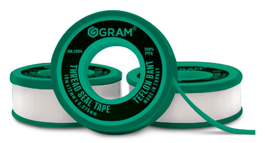 Green oxygen thread seal tape