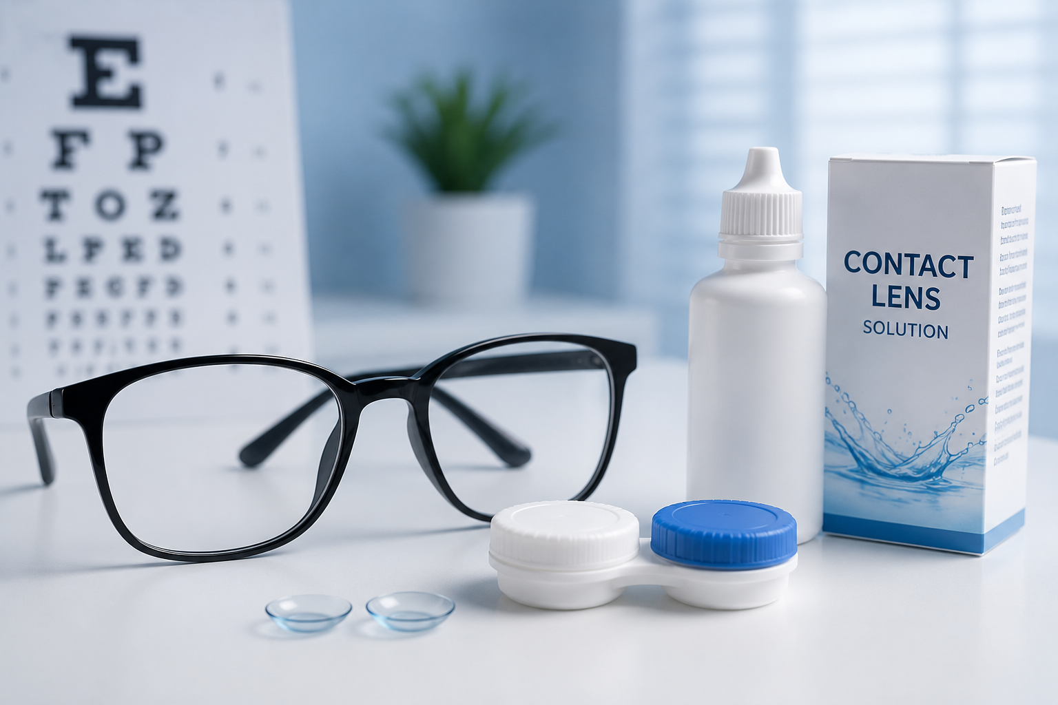 Glasses And Contact Lens